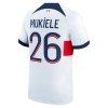 Maglia Paris Saint-Germain Mukiele 26 Trasferta Divisa 2023-24